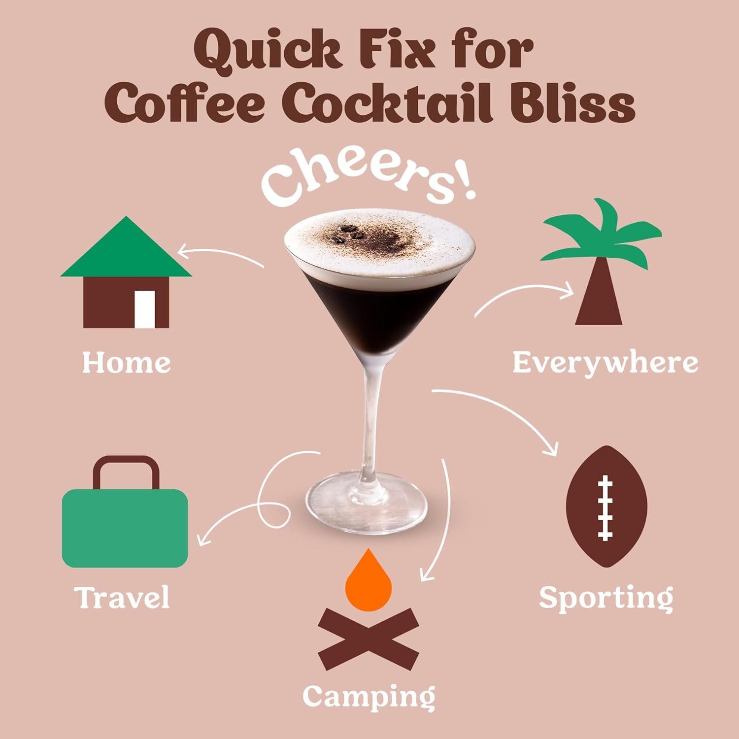 Craftmix Espresso Martini Cocktail & Mocktail Drink Mixer, Skinny Mixes - Water Flavoring Packets - Made With Real Coffee Beans - Vegan, Low-Carb, Low-Sugar, Non-GMO, Dairy Free, Gluten Free, 12 Pack - Image 6