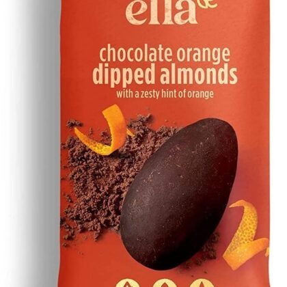 DELICIOUSLY ELLA Chocolate Orange Dipped Almonds, 30 GR