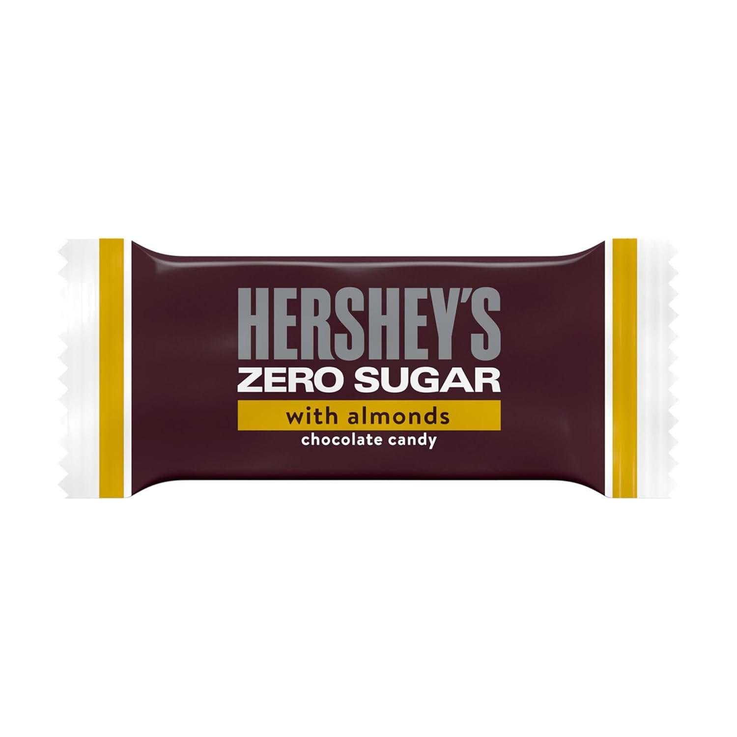 HERSHEY'S Zero Sugar Chocolate with Almonds Candy Bag, 3 oz - Image 7