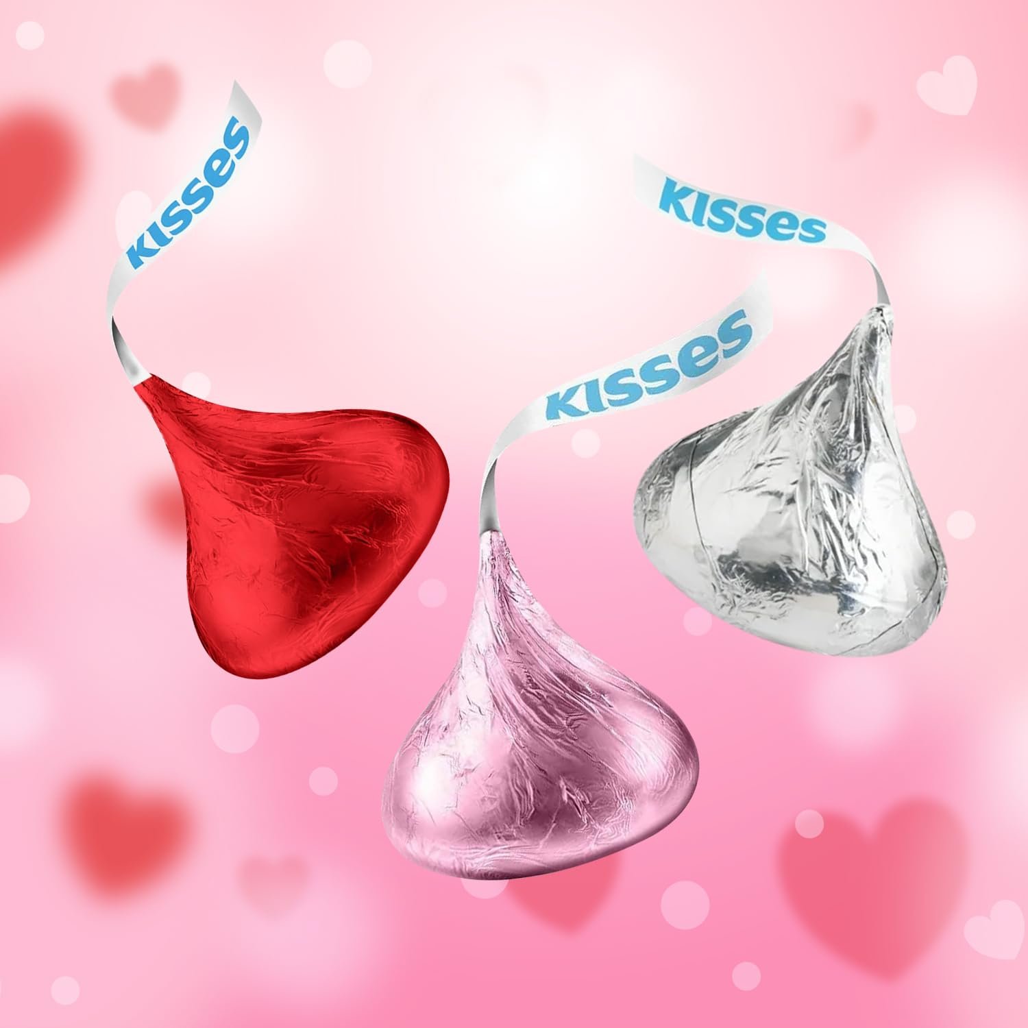 Valentine’s Kisses Milk Chocolate Candy - 2 Pound Bulk Chocolate Candies, Individually Wrapped Valentine’s Day Chocolate for Parties, Gift Bags, Candy Bowls, Classroom Exchanges & Holiday Celebrations - Image 4
