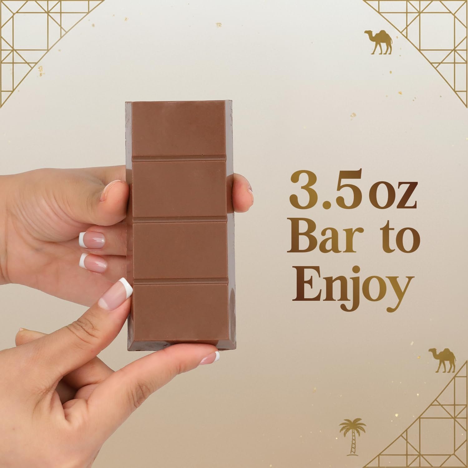 Patis Savore Dubai Chocolate Bar Pistachio - 3.5 oz Dessert with Pistachio Cream & Kataifi Filling | Gourmet Chocolate | Elegant Gift - Image 4