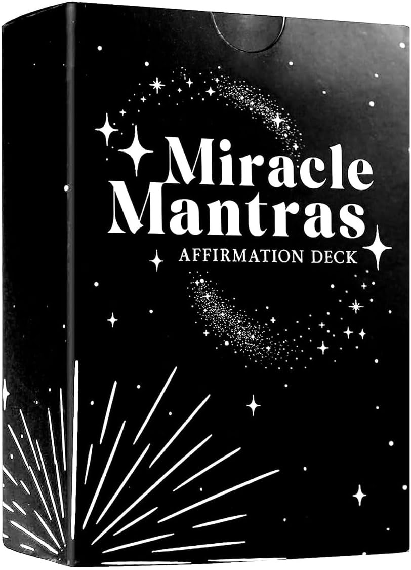 Miracle Mantras Affirmation Deck, Mindfulness Affirmation Cards for Women & Men, 62 Daily Positive Motivation Self-Love Cards, Easter Basket Stuffer Gift for Friend, Sister, Coworker - Image 8