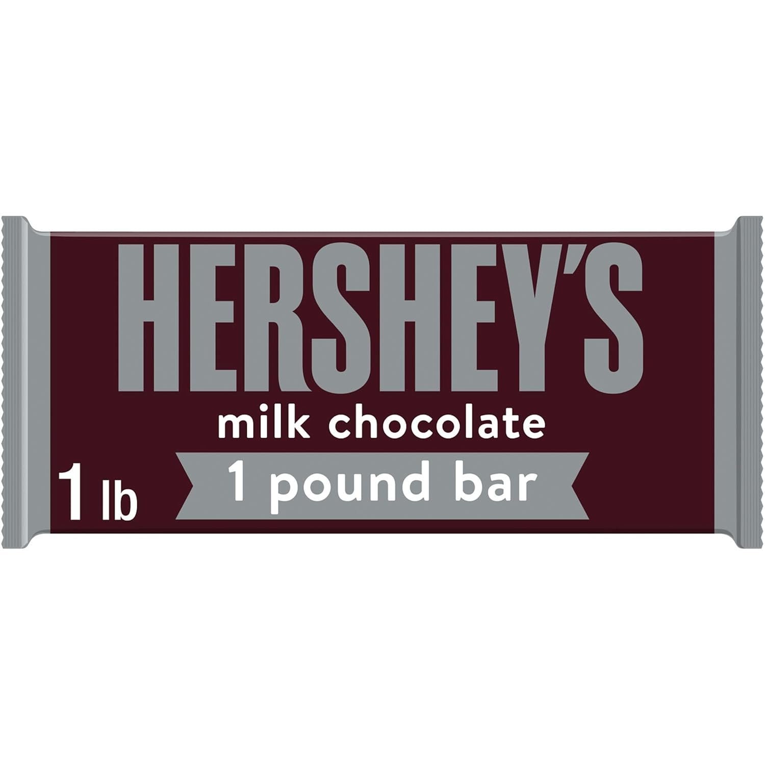 HERSHEY'S Milk Chocolate Candy Gift Bar, Perfect Holiday Candy, and Stocking Stuffers, 1 lb