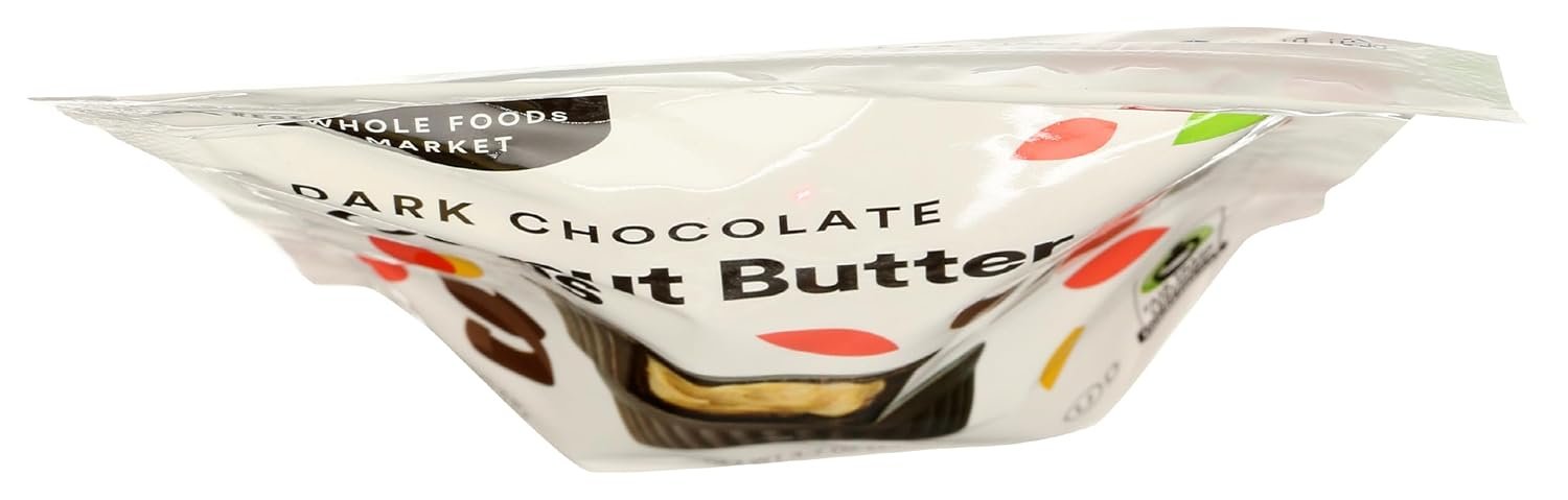 365 by Whole Foods Market, Mini Dark Chocolate Peanut Butter Cups, 4.7 Ounce - Image 4