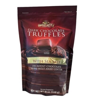 Original Cooper Kettle Candy Dark Chocolate Truffles With Sea Salt 1-Pack