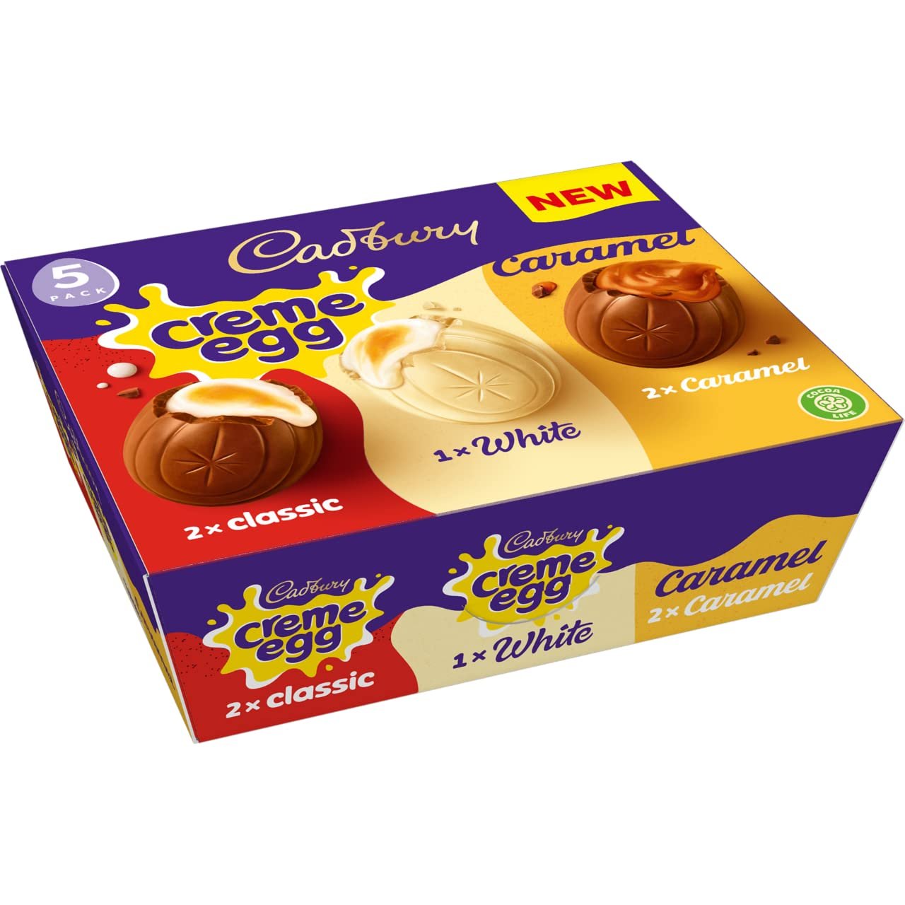 Cadbury Mixed White Chocolate, Caramel and Crème, 200g - Image 4