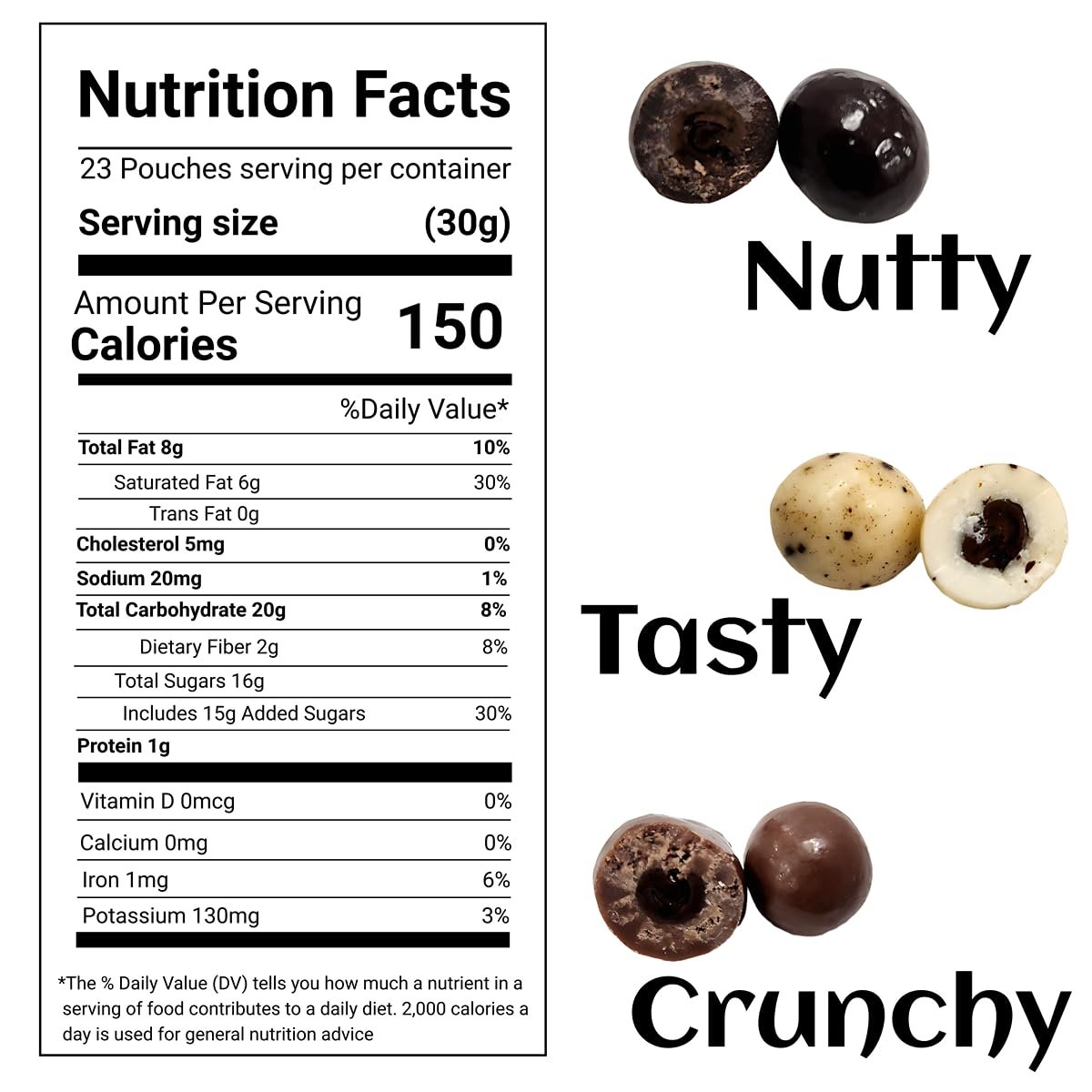 Tri-Treats Chocolate Covered Espresso Beans | Assorted Milk, Dark & White Chocolate - Rich, Bold Flavor | 1 Pound - Image 2