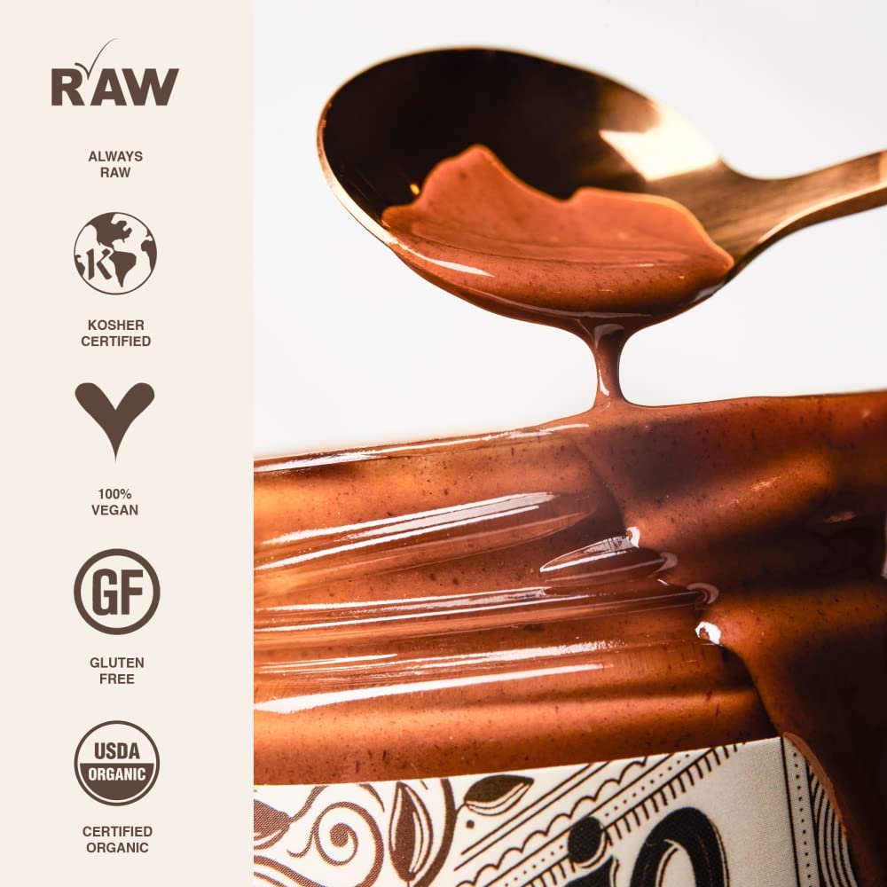 Rawmio Chocolate Hazelnut Spread, 6 oz. Jar, 6 Serving per Jar - Raw, Organic, Vegan, Gluten-Free - Image 6