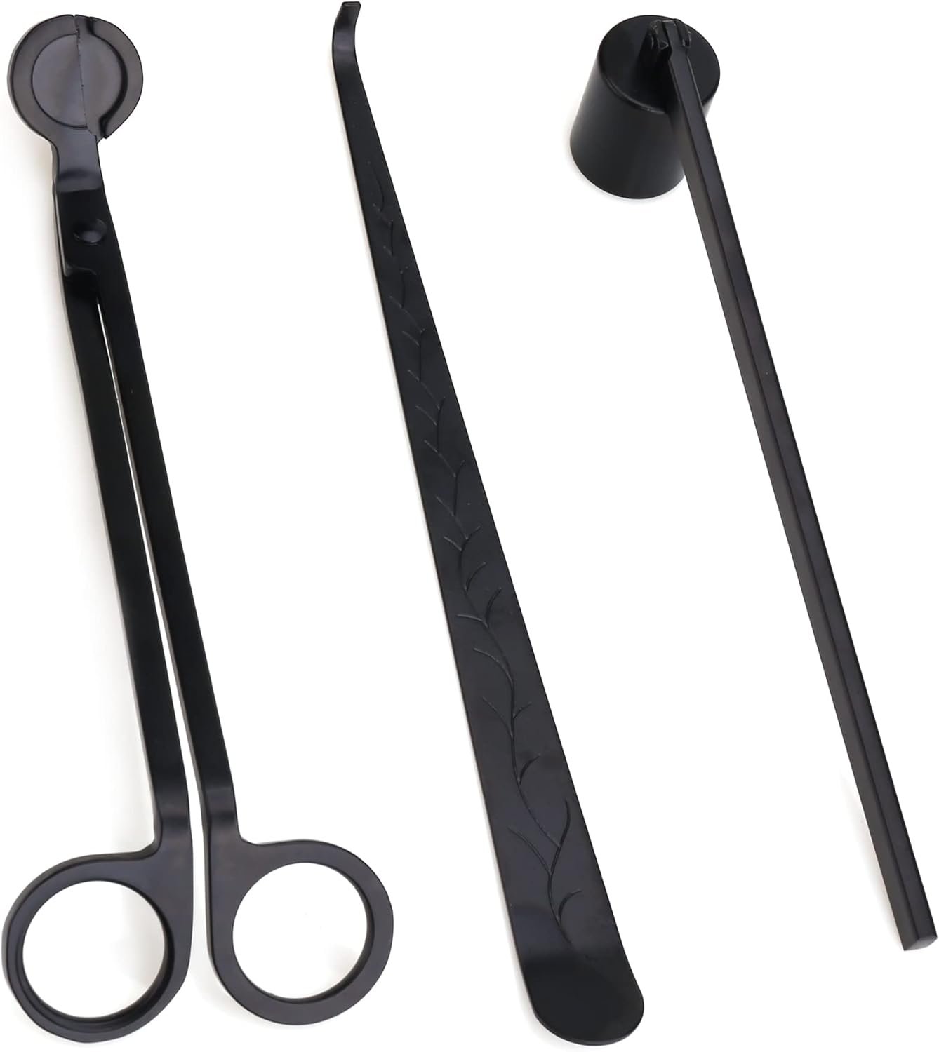 3 in 1 Candle Accessory Set,Candle Care Kit,Candle Wick Trimmer,Wick Dipper with Gift Packaging(Black) - Image 2