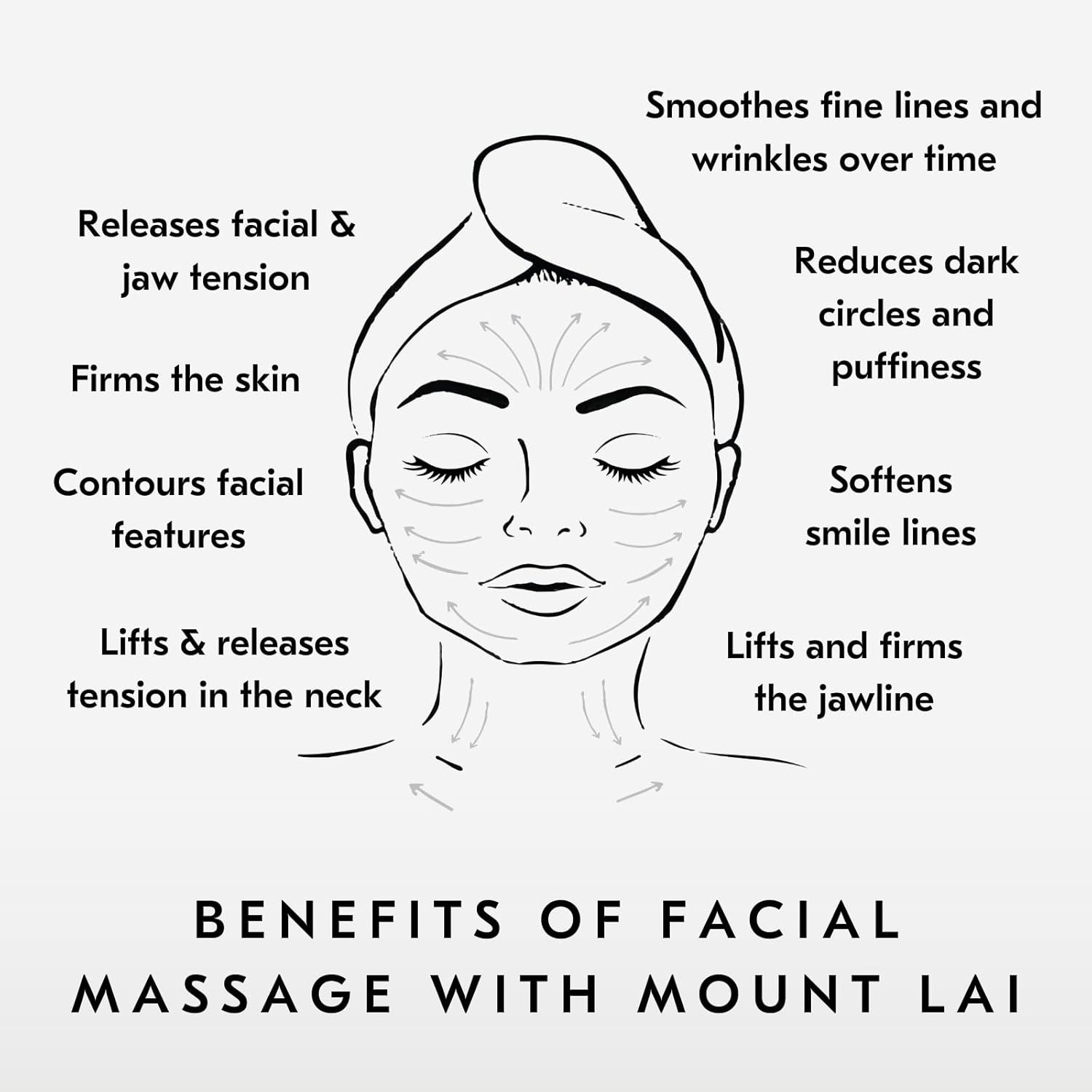 Mount Lai Rose Quartz Gua Sha Facial Tools, Pink Quartz Gua Sha Facial Tools Set and Roller, Guasha Tool for Face to Relieve Muscle Tension and Reduce Puffiness, Anti Aging Skin Care Sets for Women - Image 3