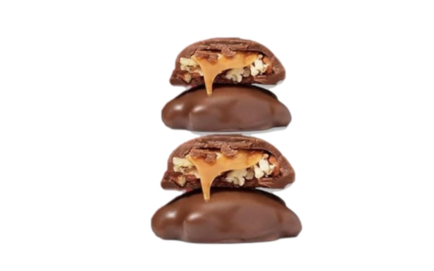 Milk Chocolate Pecan Caramel Nut Cluster Two (4.6 oz) Boxes | Crisp premium pecans & creamy caramel | Luscious milk chocolate | Perfect for Holidays, Birthdays Gift Snack | Gooey, Nutty Chocolate - Image 2