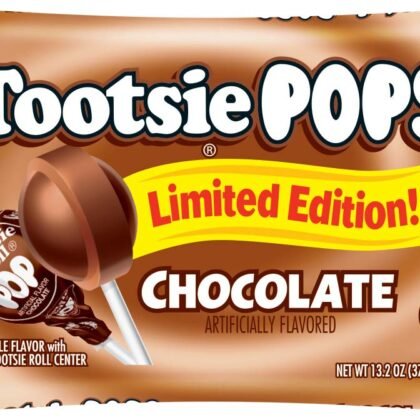 Tootsie Pops Tootsie Roll Pops Chocolate Flavor Limited Edition Single Flavor Lollipops - 13.2 Ounce Bag
