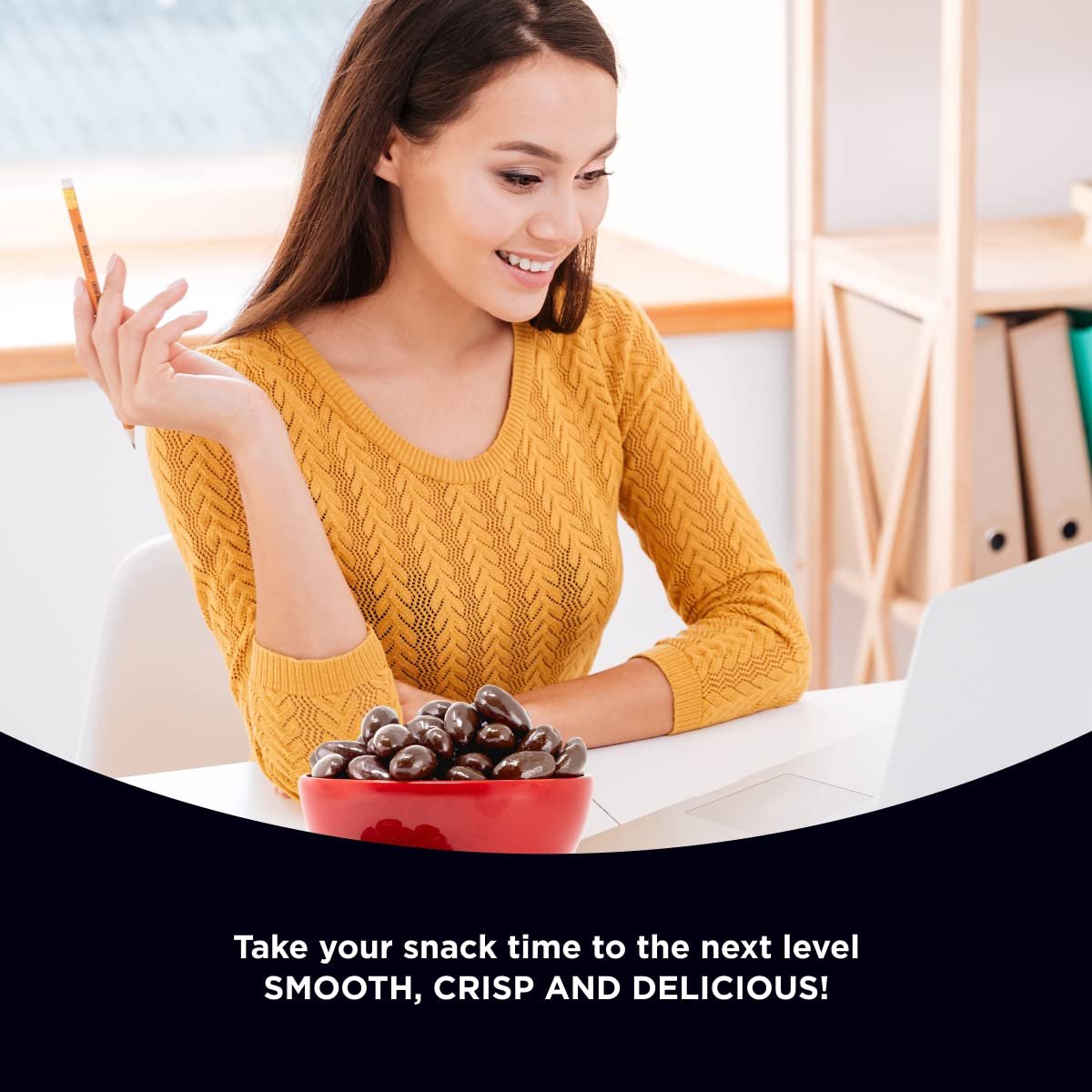 Milk Chocolate Covered Almonds | 15 Oz Bag | Roasted Chocolate Covered Nuts | Creamy & Crunchy Snack Nuts | Office Candy, Gourmet Party Favor & Gift Basket Filler - Image 5