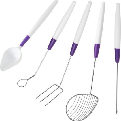 Wilton Candy Melts Candy Decorating Dipping Tool Set, 5-Piece
