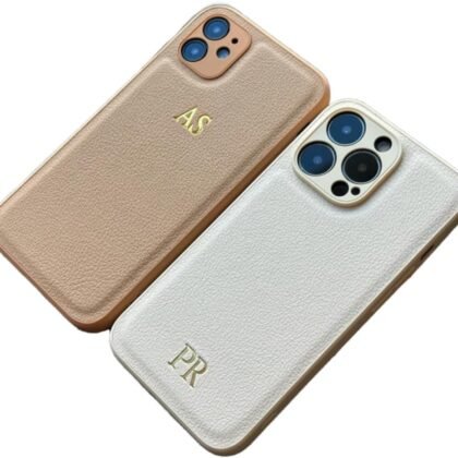 Custom Embossed Case for iPhone – Personalized Leather Case for iPhone 17, 16, 15, 14, 13, 12, 11, XR, XS, X, Plus, Pro, Max, SE – Custom Text, Date, Name, Initials, Monogram, Engraving, Gift idea