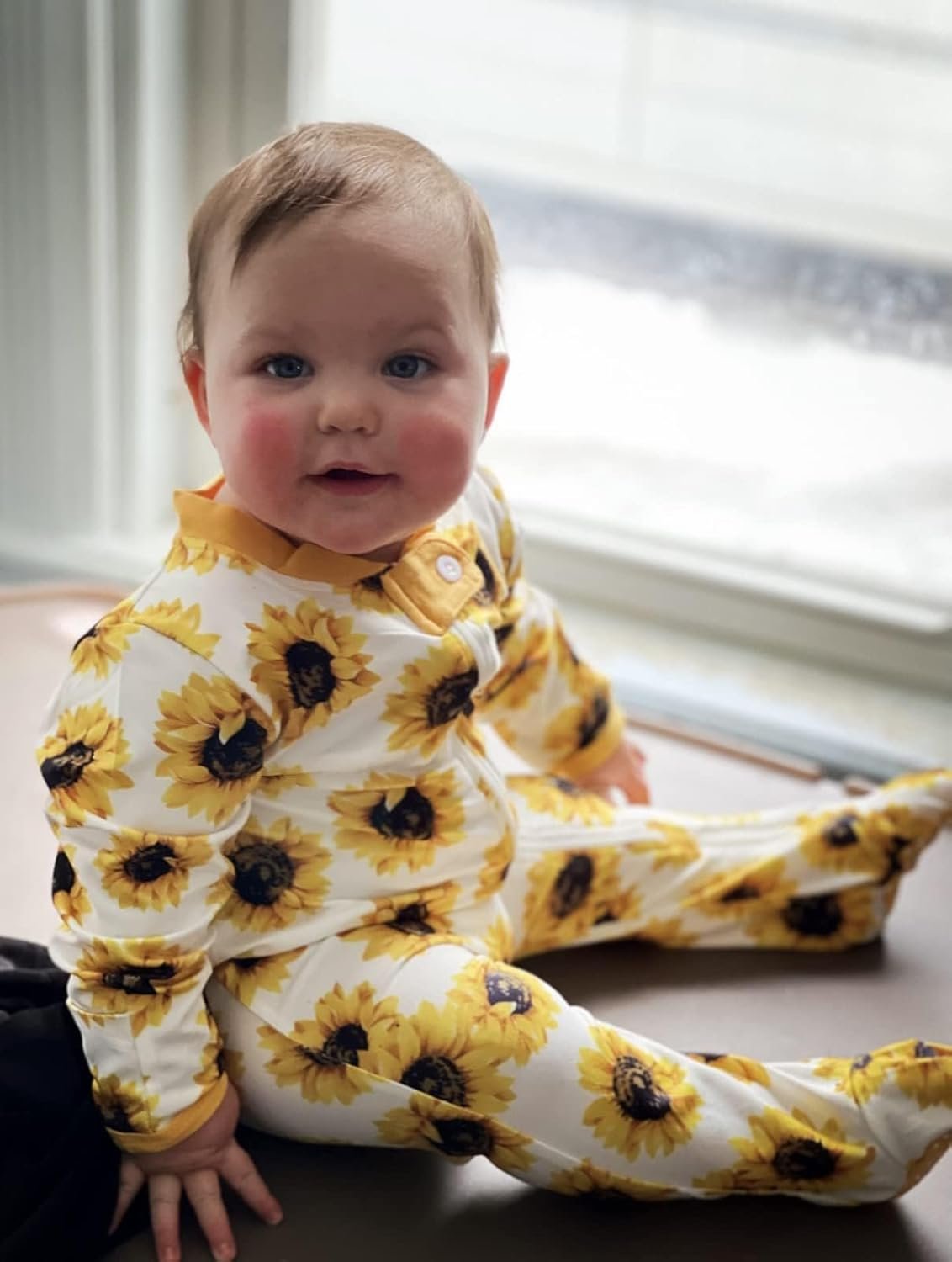 UNIFACO Baby Girls Boys Footed Pajamas One-Piece Sleeper Snug Fit Sleep and Play Zip Front Footie Romper 0-12 Month - Image 4