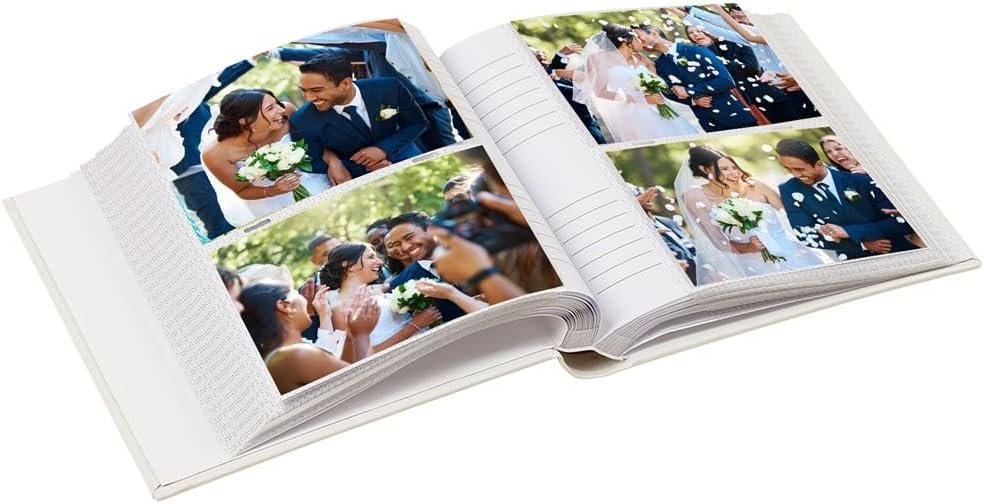 Personalized Photo Album, Custom Engraved Picture Album, Holds 200 4" x 6" Photos, Leatherette and Laser Engraved Scrapbook, Any Custom Message - Image 2