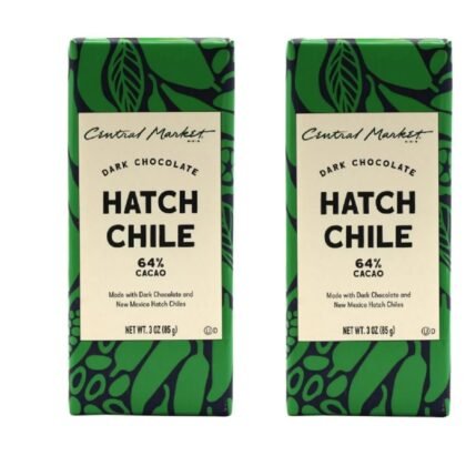 H-E-B Central Market Chocolate Bars 3oz - 2 bars (Dark Chocolate Hatch Chili)