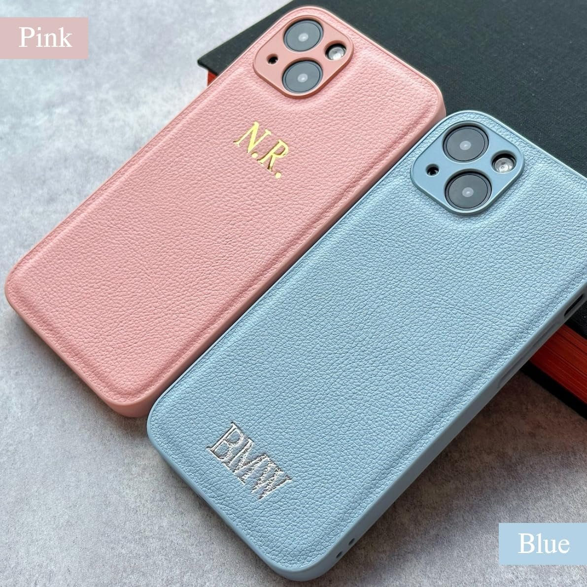 Custom Embossed Case for iPhone – Personalized Leather Case for iPhone 17, 16, 15, 14, 13, 12, 11, XR, XS, X, Plus, Pro, Max, SE – Custom Text, Date, Name, Initials, Monogram, Engraving, Gift idea - Image 7