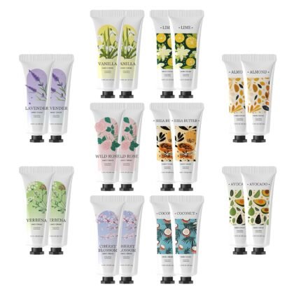 Green Canyon Spa Hand Cream 20 Pack Mini Hand Lotion Bulk Travel Hand Lotion Hand Creams & Lotions Set Christmas gifts Stocking Stuffers and Bridesmaid Gifts