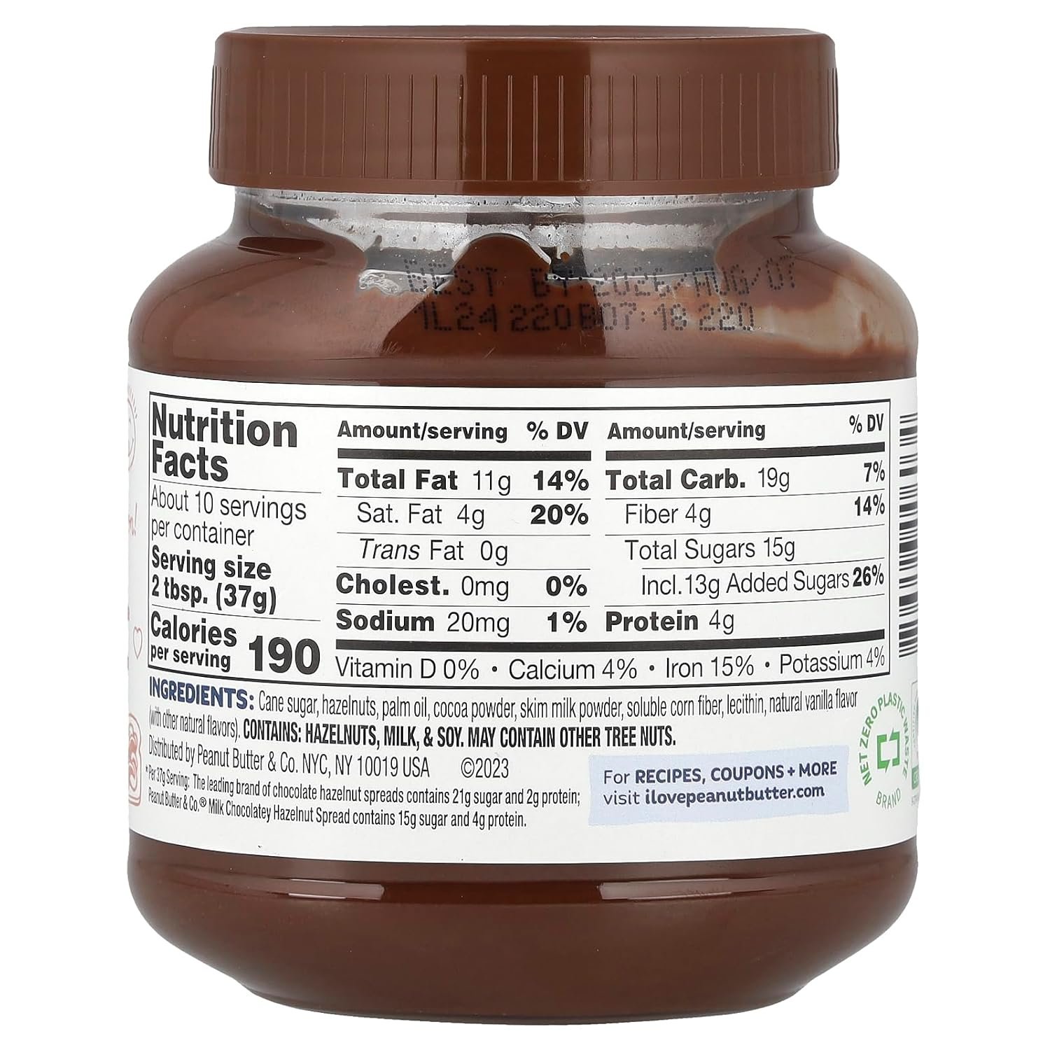 Milk Chocolatey Hazelnut Spread 13 oz - Image 2