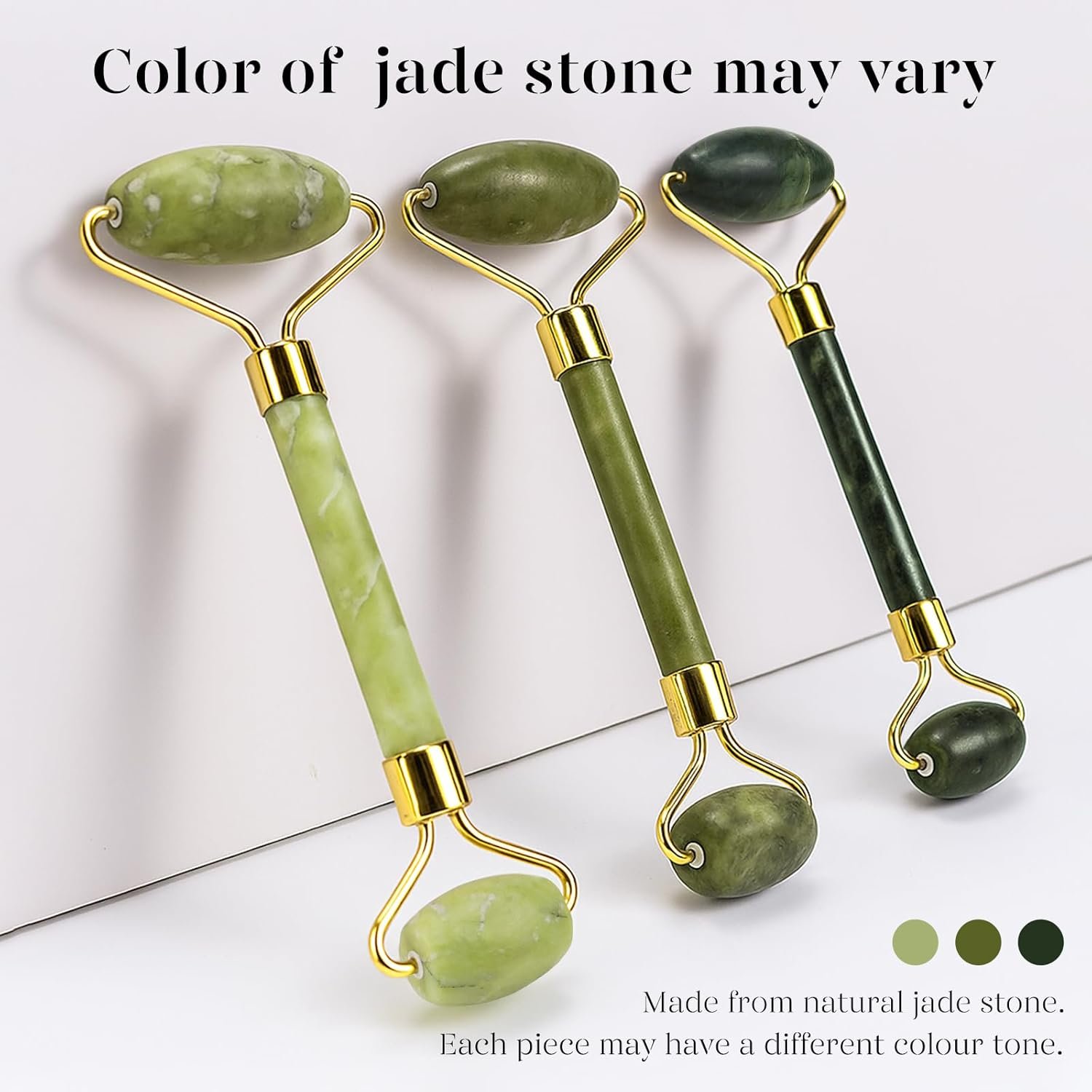 BAIMEI IcyMe Gua Sha & Jade Roller Facial Tools Face Roller and Gua Sha Set for Puffiness and Redness Reducing Skin Care Routine, Self Care Gift for Men Women - Green - Image 8