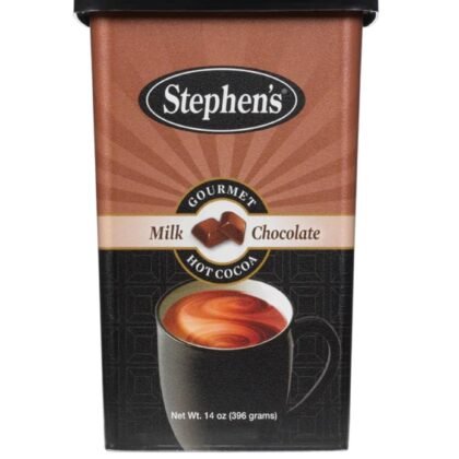 Stephen's Gourmet Milk Chocolate Hot Cocoa Powder Mix, 14 oz (Pack of 2) - Add Water or Milk - Enjoy Rich Chocolate Flavors
