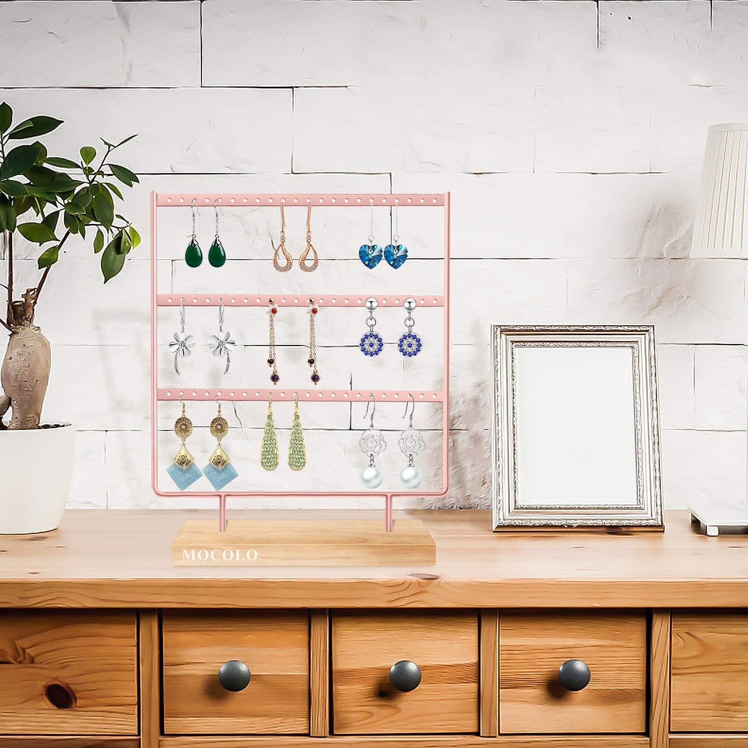 Earring Organizer Stand, Earring Display Stand, Earring Holder for Hanging Earrings - Image 7