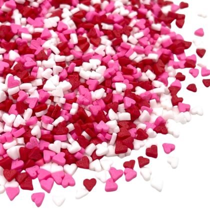 Manvscakes | Valentine sprinkles | Pink and red sprinkles | Jimmies | Cookie sprinkles | Edible sprinkles | Sprinkle mix (3.7 ounce)