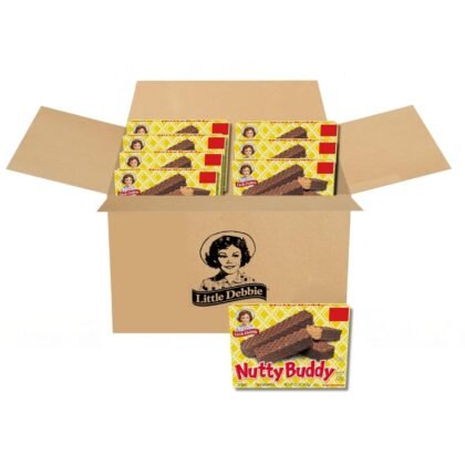 Little Debbie Nutty Buddy Wafers, 96 Twin-Wrapped Bars (Pack of 8)