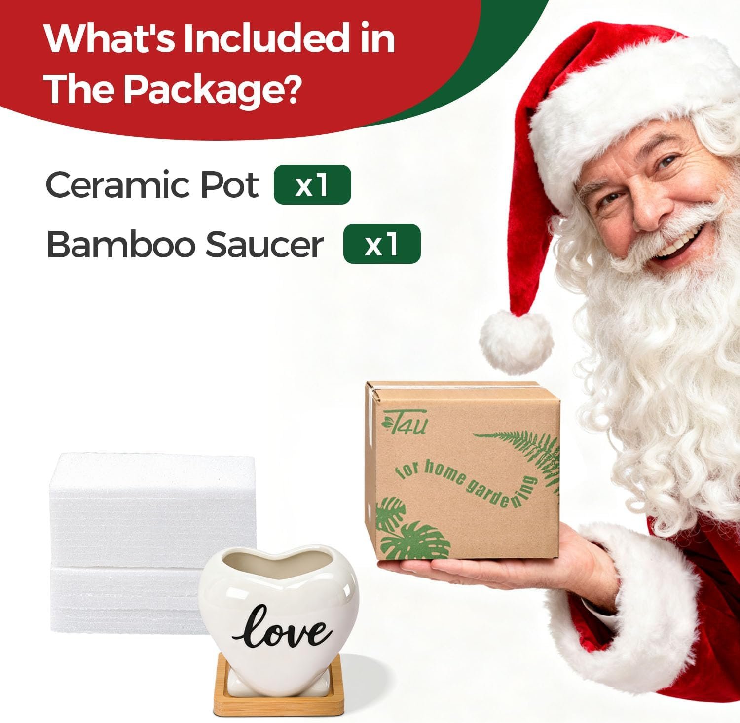 T4U Succulent Pots, 3.9 Inch Succulent Planters with Drainage, Small Cute Plant Pots for Windowsill, Funny Ceramic Plant Pots, Thank You Gift for Teacher, Mom, Friend, for Coworkers - Image 7