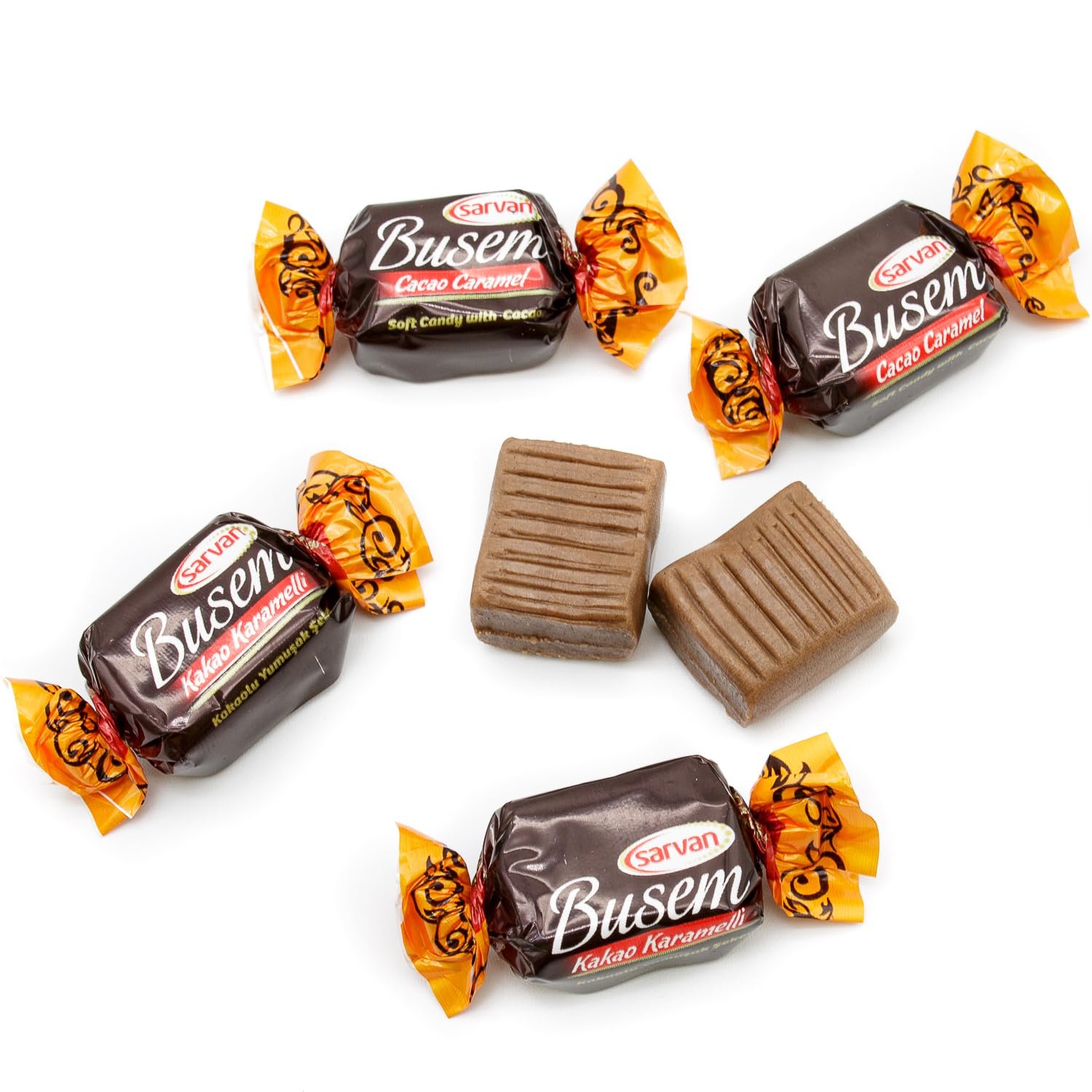 Turkish Firm to Chewy Cocoa Candies 2 lb – Chewy Chocolate Flavored Taffy Alternative, Individually Wrapped - Image 5