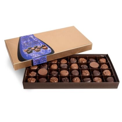 Anthony Thomas, Soft Centers Assortment Chocolate Gift Box, Milk and Dark Chocolate Assortment (32 Count, Milk and Dark Chocolate)