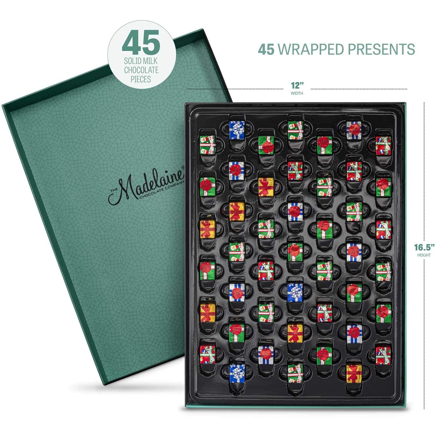 Madelaine Chocolate Extra Large Gift Box - Christmas Holiday Themed Gourmet Chocolate Candy - for Food Gift Baskets Idea - Wrapped in Italian Foil - Image 2