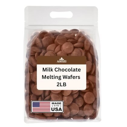 Milk Chocolate Melting Wafers 2LB – Smooth and Creamy Melting Chocolate Perfect for Dipping, Baking, Candy Making, and Decorating Desserts – Ideal for Fountains, Coating, and Molded Chocolates Cocoa Lite
