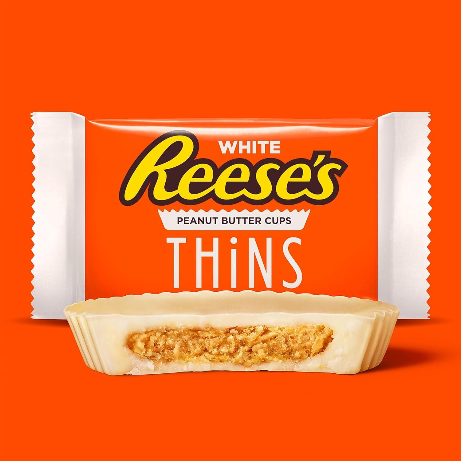 REESE'S THiNS White Creme Peanut Butter Cups, Candy Share Pack, 7.37 oz - Image 7