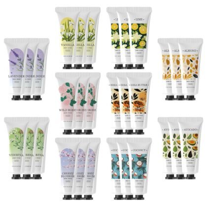 BODY & EARTH Hand Cream Bulk 30 Pack Hand Lotion Gift Set Hand Lotion Travel Size Bulk Lotions for Gifts Stocking Stuffers and Bridesmaid Gifts