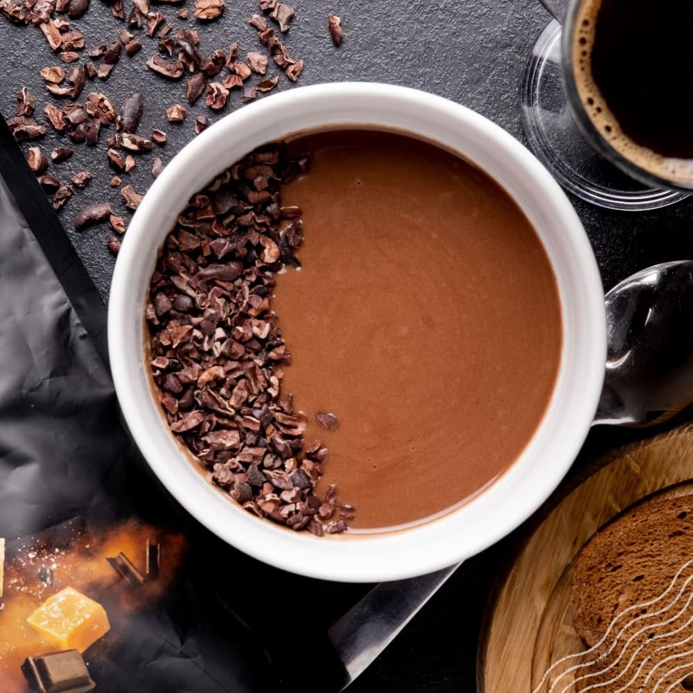 NaturaleBio Cacao Nibs Organic 1 lb. Unsweetened, Non-Alkalized and Pure. Sugar-Free Dark Chocolate Chips Substitute. Non-GMO, Gluten Free, Tested for Heavy Metals. From Raw Cacao Beans - Image 9