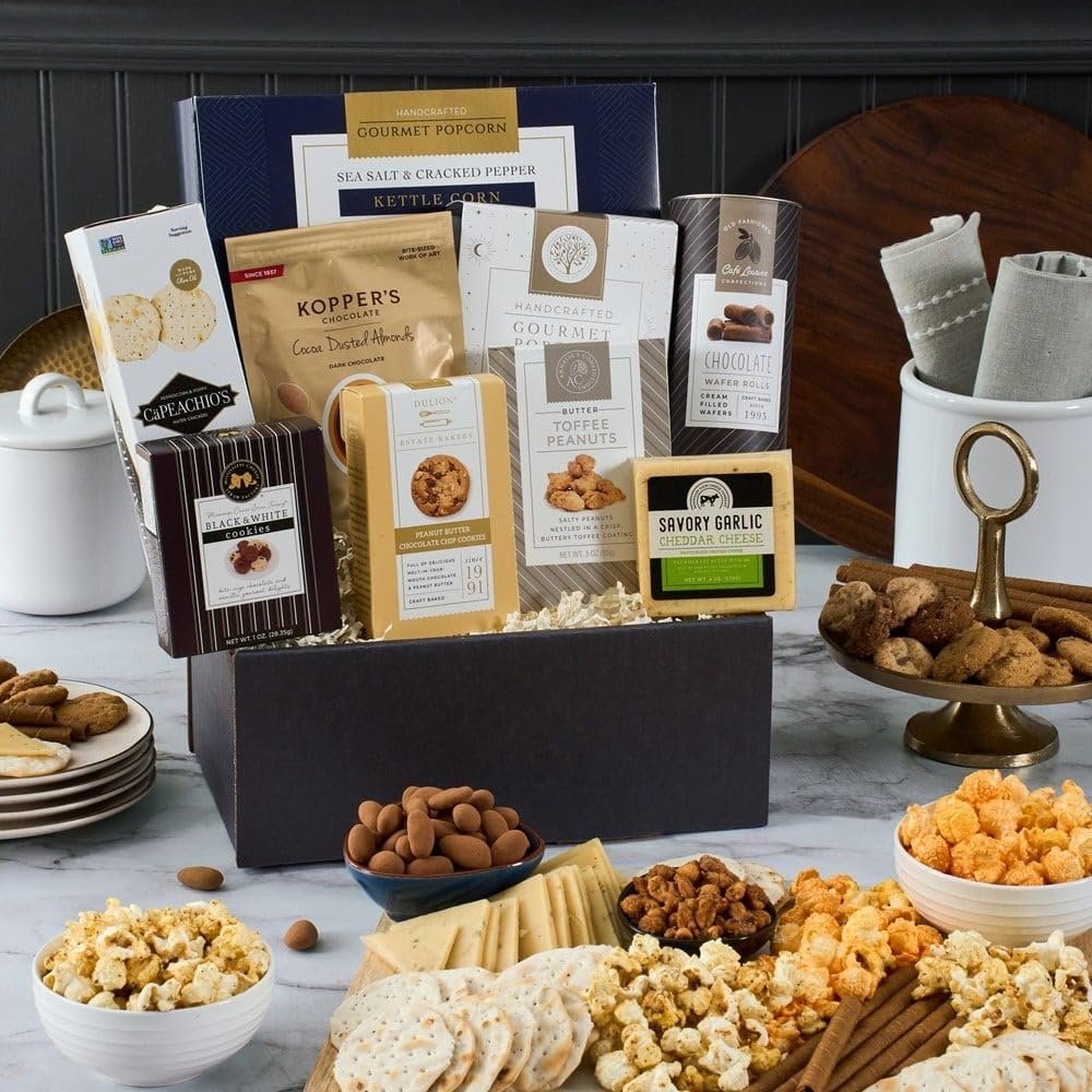 Snack and Chocolate Gift Basket Classic - Gourmet Food Gift by GourmetGiftBaskets.com - Image 2