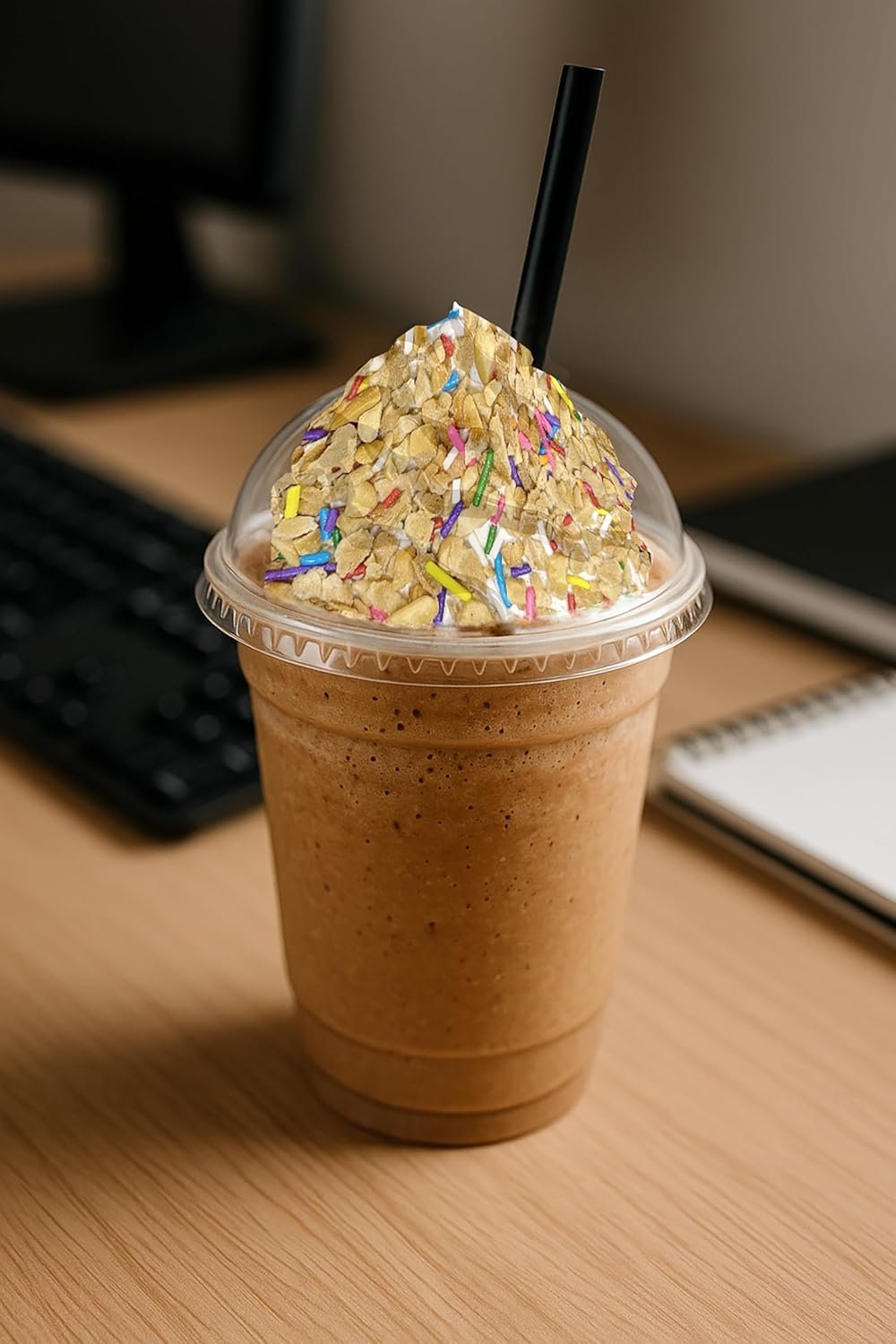 Peanut Butter Sprinkle Crunch Topping Crunch Coat Ice Cream Topping, Dessert Topping 9 Ounce Resealable Bag - Image 5