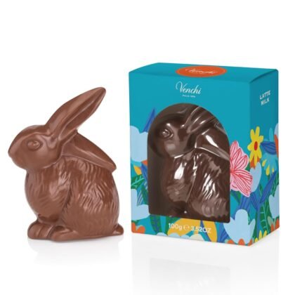 Venchi - Milk Chocolate Bunny, 3.52 Oz, Gluten Free, Venchi Spring Collection, Gift Idea