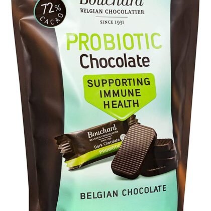 Bouchard Probiotics Belgian Chocolate Dark 72% Cacao (1.1 LB / 500 G)