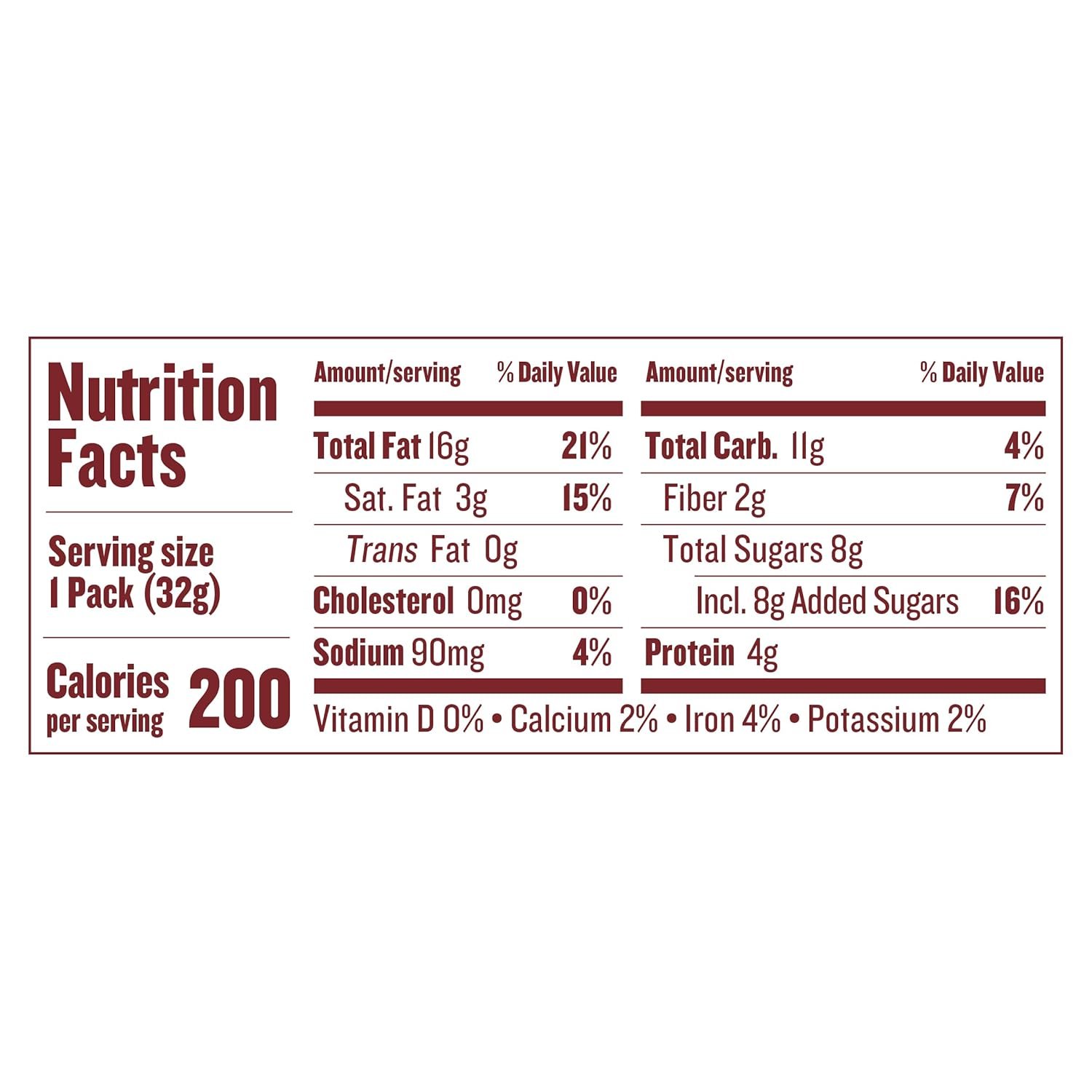 Justin's, Hazelnut Almond Butter Chocolate, 1.15 Ounce - Image 2