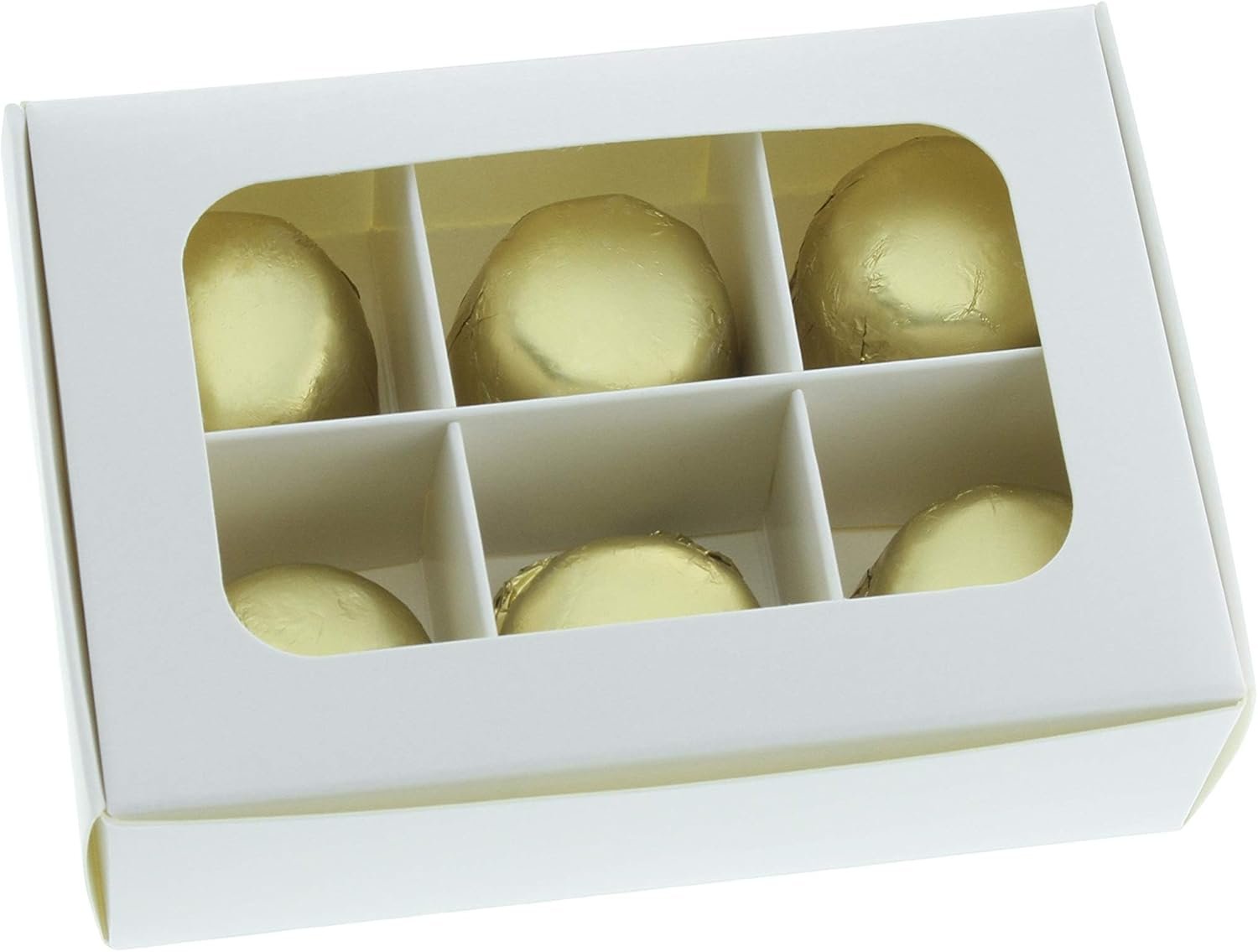 Treat Boxes - 20 ct 5 x 3.5 x 1.57 in Bakery Boxes with Windows and Dividers for Candy, Cookies, Cupcakes, or Bakery Desserts - Chocolate, Treats, and Baked Goods Packaging for Gifting - Image 6