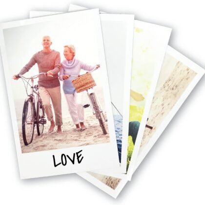 3" x 5" Photo Fridge Magnets, 4-Pack Personalized Picture Magnet Set