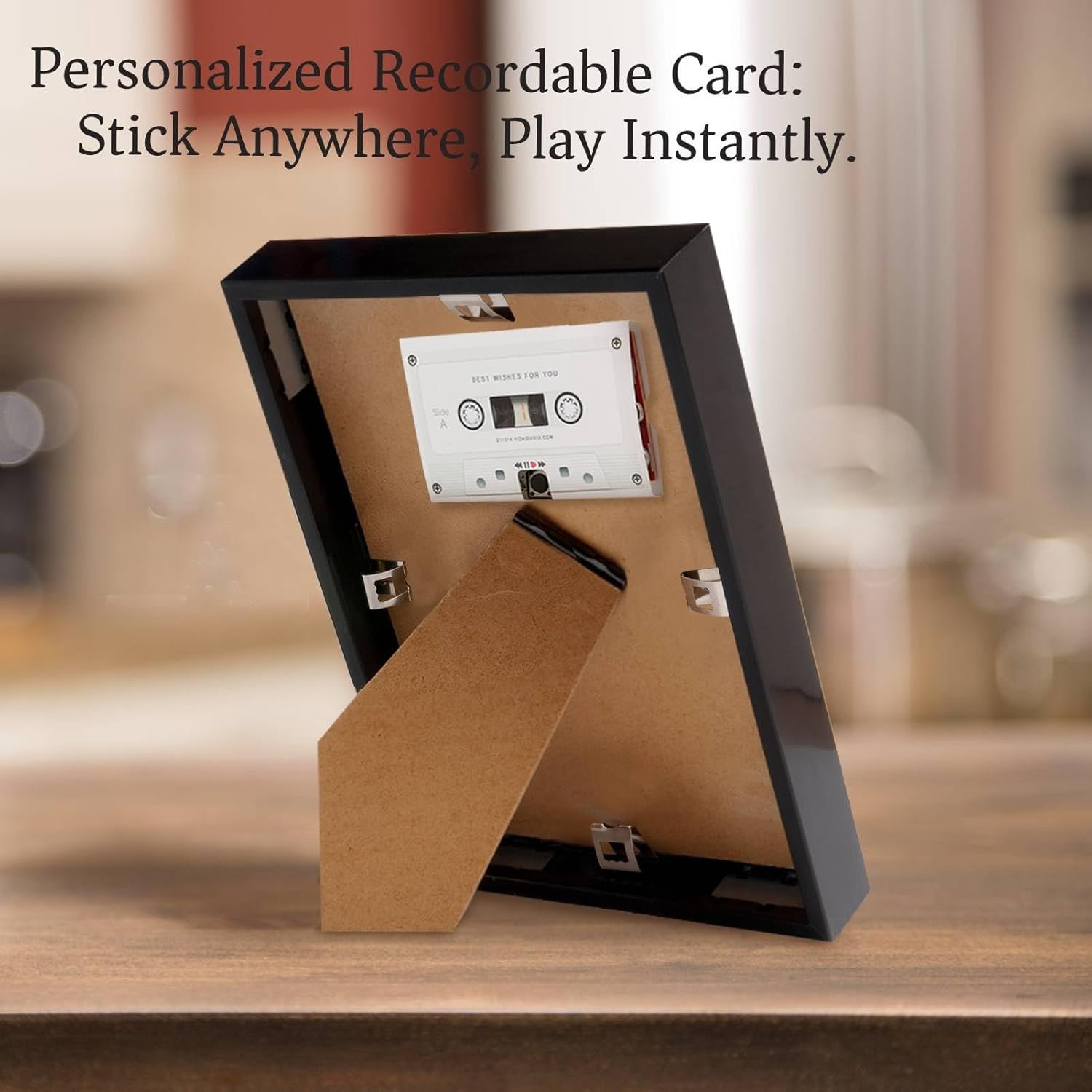 Voice Recordable Greeting Card - 60s Message Recorder Cassettes Talking Card with Adhensive for Grandparents, Mom - Voice Gift for Birthday, Mother's Day, Father's Day, Christmas - Image 5