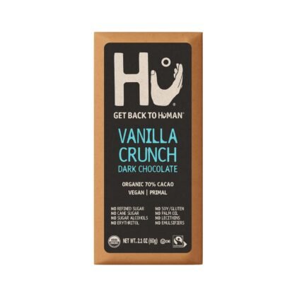 Hu Vanilla Crunch Dark Chocolate Bar, 2.1 Ounce Bar, 1 Count