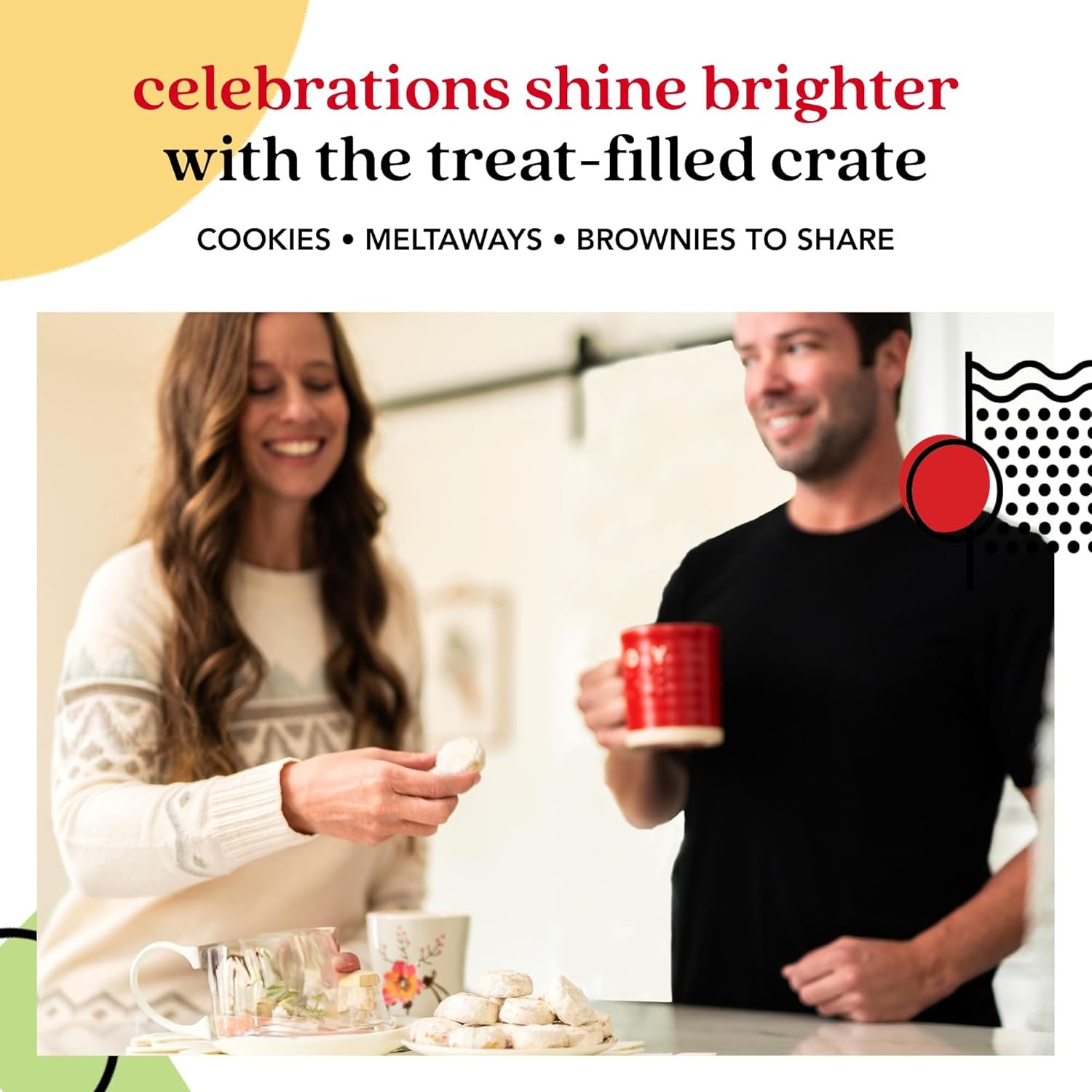 David’s Cookies Happy Birthday Cookies Gift Basket - Deliciously Flavored Assorted Cookies in a Lovely Gift Crate - Gourmet Chocolate Chip Cookies, Butter Pecan Meltaways, Choco Chip Brownies - Image 7