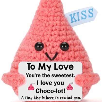 Gifts for Her Girlfriend Anniversary - to My Love, Easter Basket Stuffers Essentials Birthday Romantic Crochet Chocolate for Wife Girlfriend Women Him Fiance Couple Wedding Engagement Gift