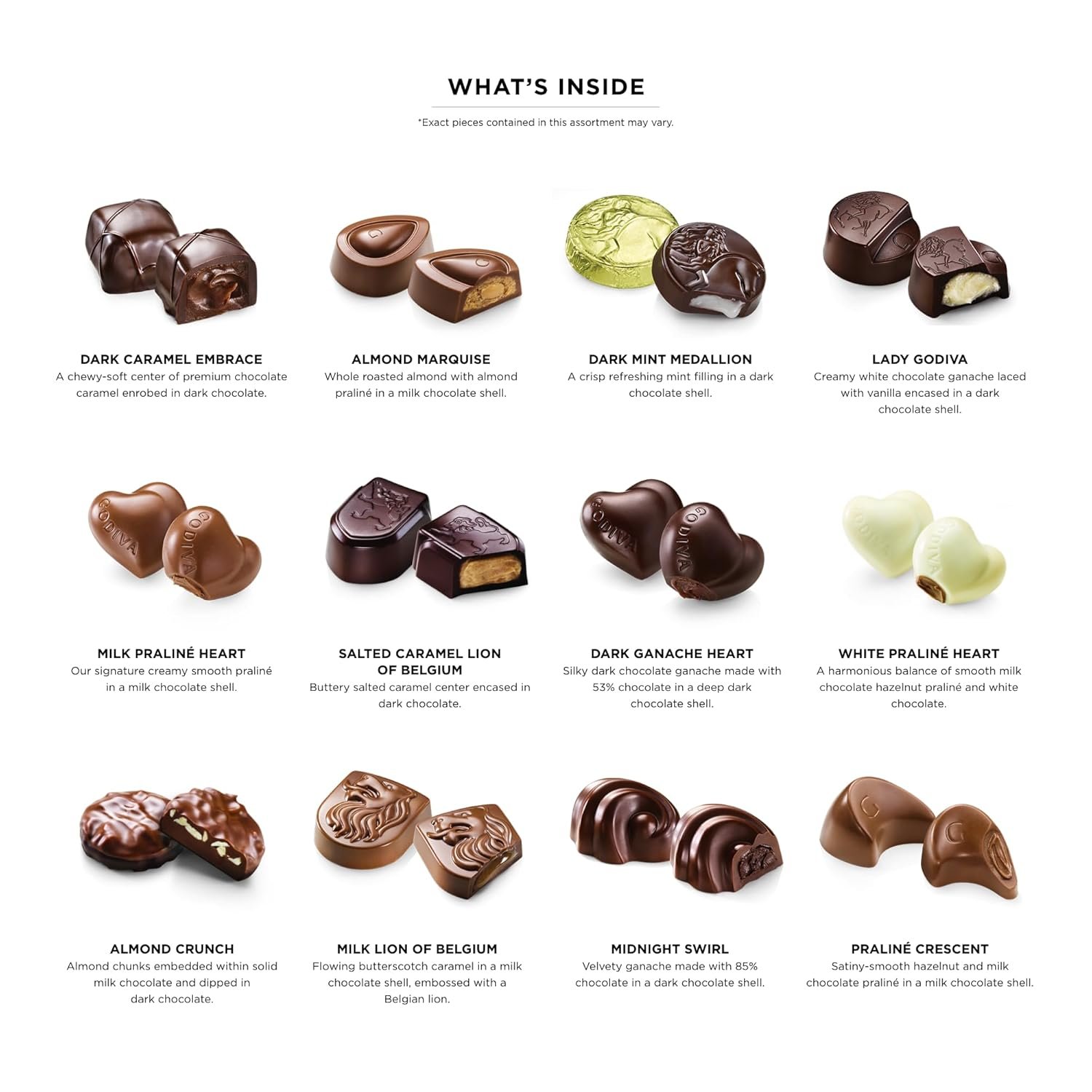 Godiva 2025 Advent Calendar, Limited Edition Deluxe Snowglobe Chocolate Assortment Holiday Gift Box for Christmas, 24pc - Image 3